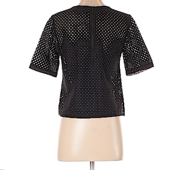 Banana Republic Top Black Size XS Sheer EUC - Picture 2 of 3